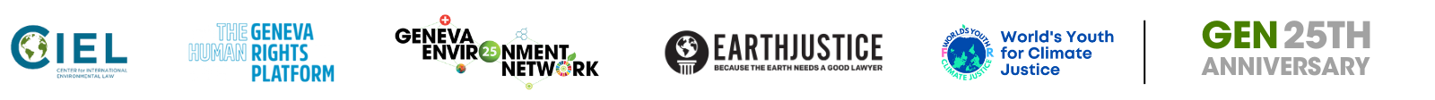 Climate Justice Screening logos