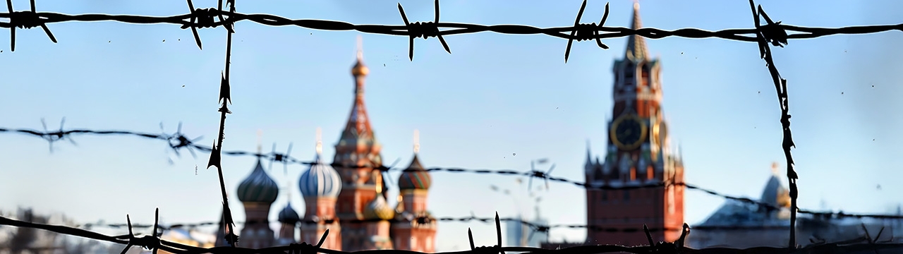 Kremlin with barbed wire