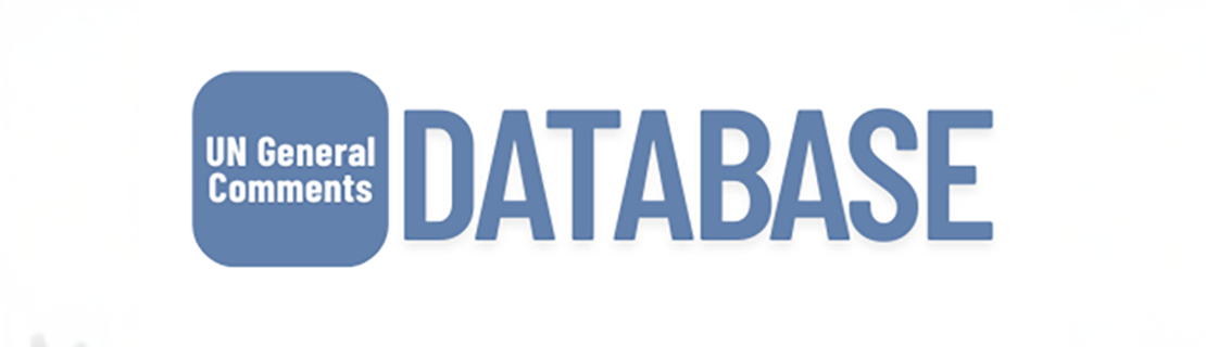 UN Treaty Body General Comments and Recommendations Database
