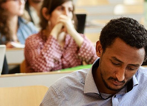 Geneva Academy's student during a LLM course