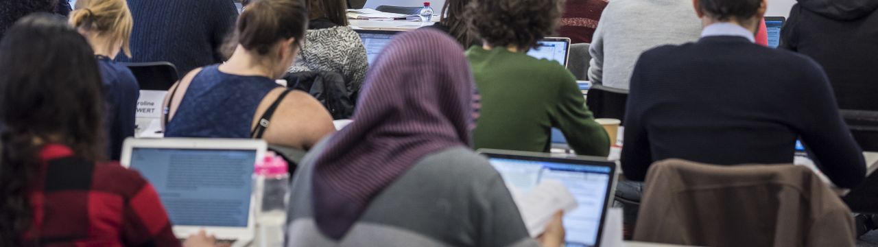 Students during a LLM class