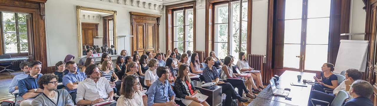 Geneva Academy's Students during Orientation Week