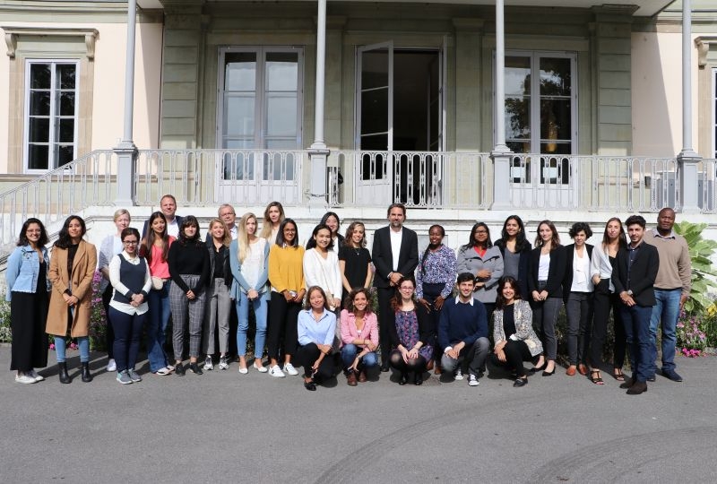 Group photo of 2019-2020 students of the MAS in Transitional Justice