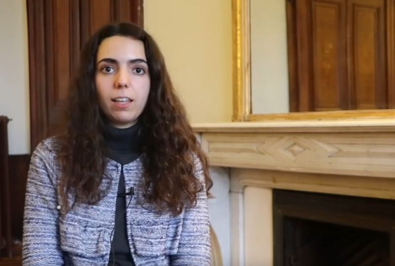 Andrea Lafuente, recipient of the crowdfunding scholarship