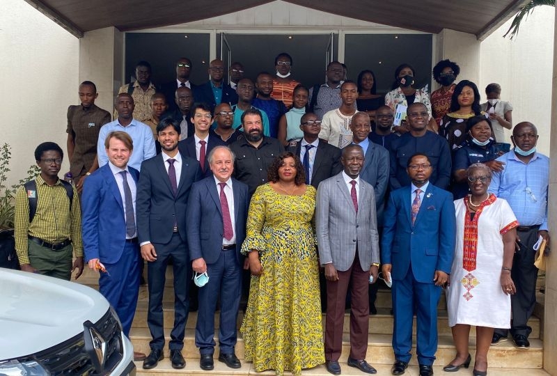 Group photo of participants in the Sierra Leone focused review