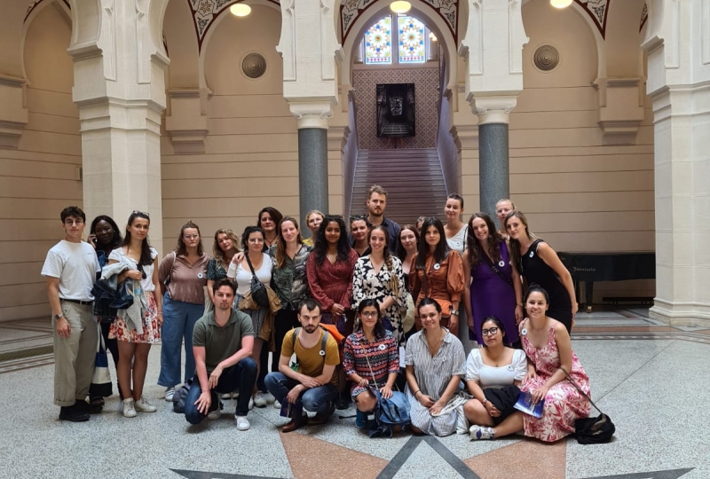 Students At the ICTY Information Centre