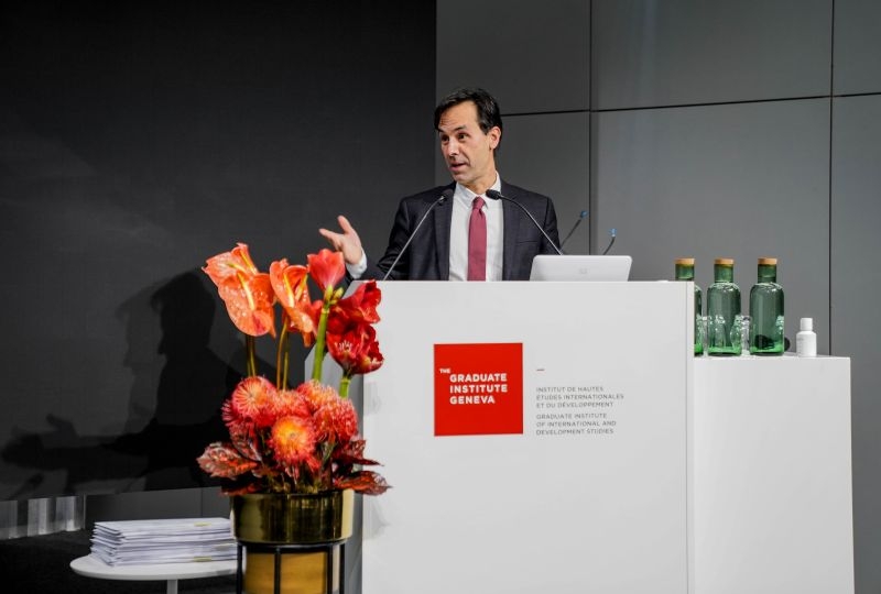 Professo Olivier de Frouville at the 2021 Graduation Ceremony