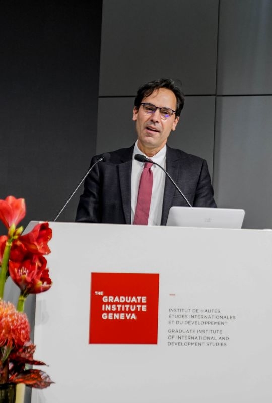 Professor Olivier de Frouville at the 2021 Graduation Ceremony