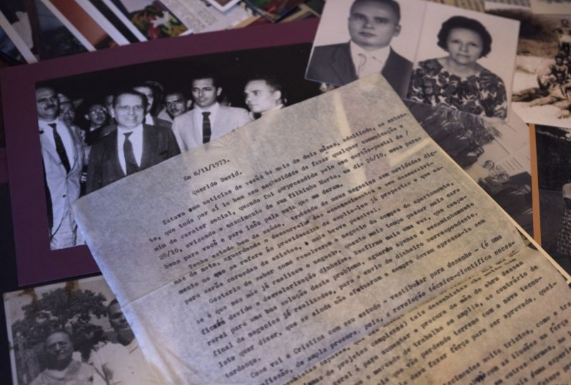 Brazil,  Rio de Janeiro. Personal belongings of David, husband of Maria Augusta (98), and a letter to his son. David disappeared along with a friend in March 1974. Maria Augusta hopes for more than four decades some information about her husband. Since the disappearance, his family has been searching to find out about David whereabouts.