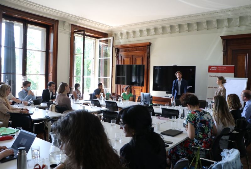 A meeting of the Treaty Body members Platform at Villa Moynier