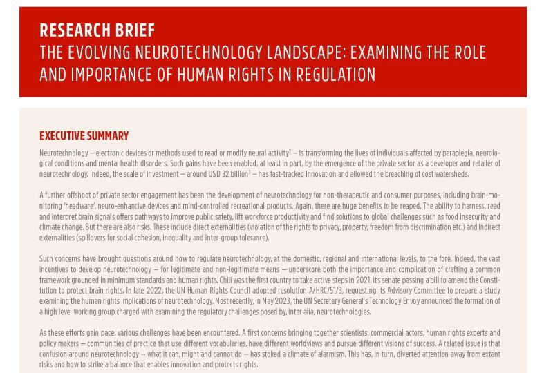 Neurotechnology Research Paper