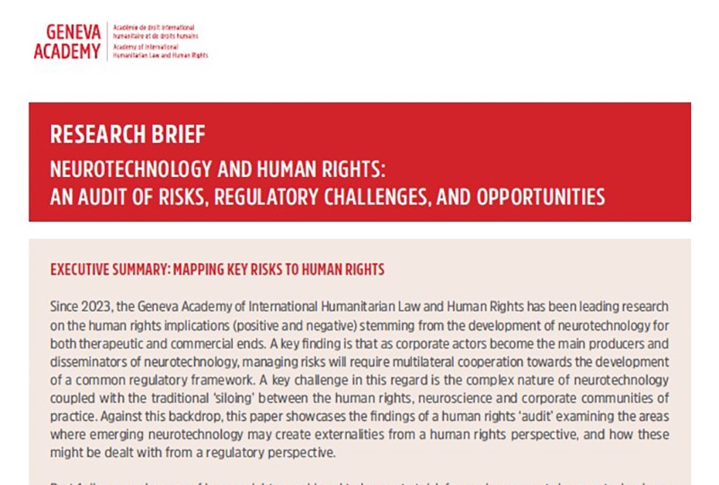 cover of research brief