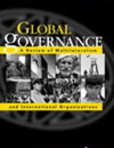 Cover of Global Governance 