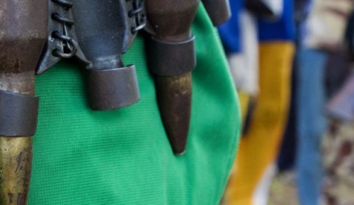 Central African Republic, Ouham province, village of Ouogo. International Humanitarian Law dissemination session to members of the Peoples' Army for the Restoration of Democracy.